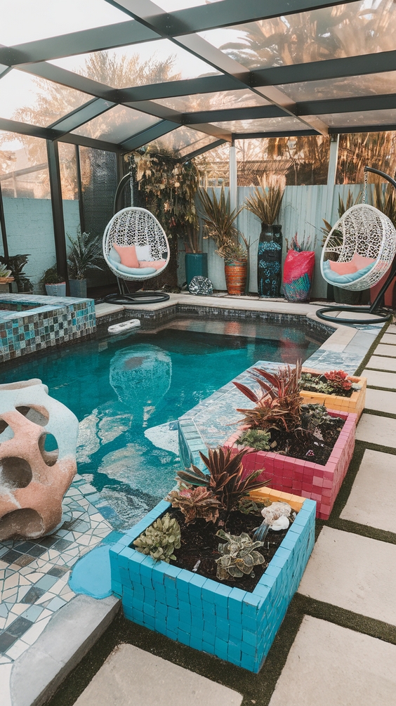 Simple Backyard Ideas with Pool for Relaxed Outdoor Living and Easy Maintenance