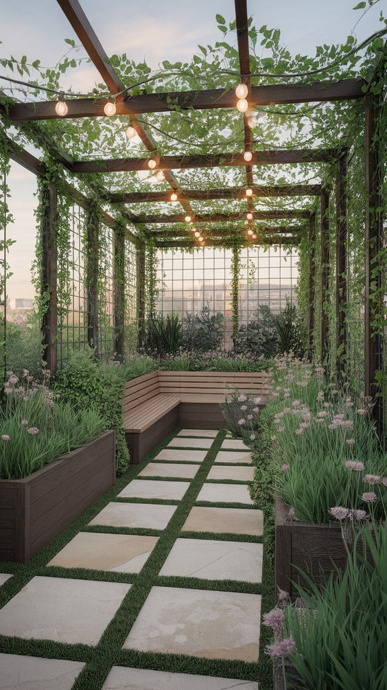 Simple Rooftop Terrace Ideas: Transform Your Roof into a Garden and Outdoor Living Space