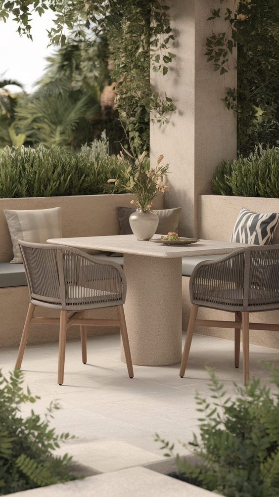 Outdoor Dining Area Ideas for Cozy Family Spaces with Covered Patios and Garden Views