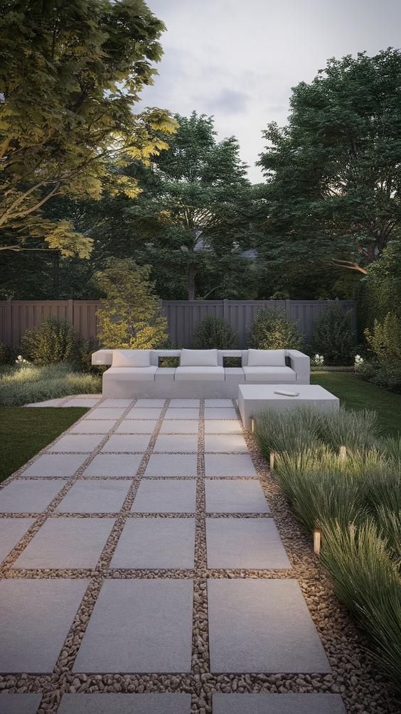 Modern Backyard Landscaping Ideas with Pool, Pavers, and Low Maintenance AZ-Friendly Designs