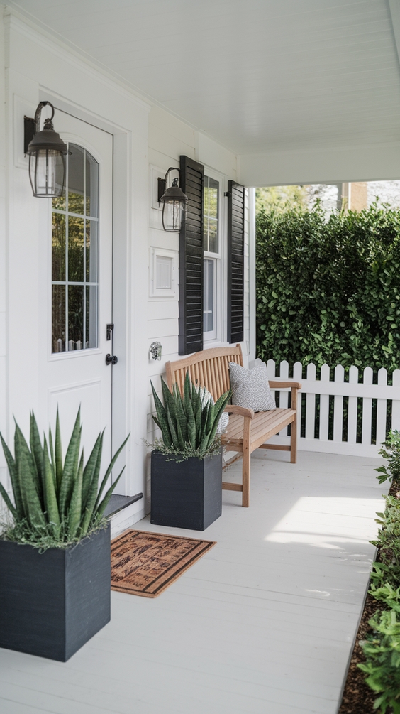 Small Front Porch Ideas to Maximize Curb Appeal on a Budget for Modern and Rustic Home Entrances