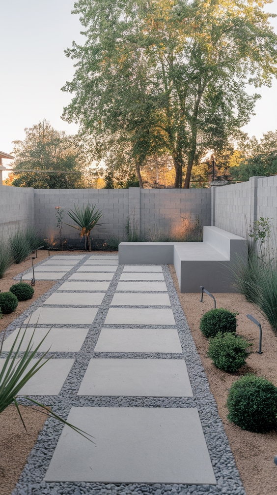 Modern Backyard Landscaping Ideas with Pool, Pavers, and Low Maintenance AZ-Friendly Designs
