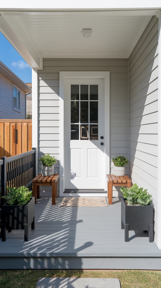 Small Front Porch Ideas to Maximize Curb Appeal on a Budget for Modern and Rustic Home Entrances