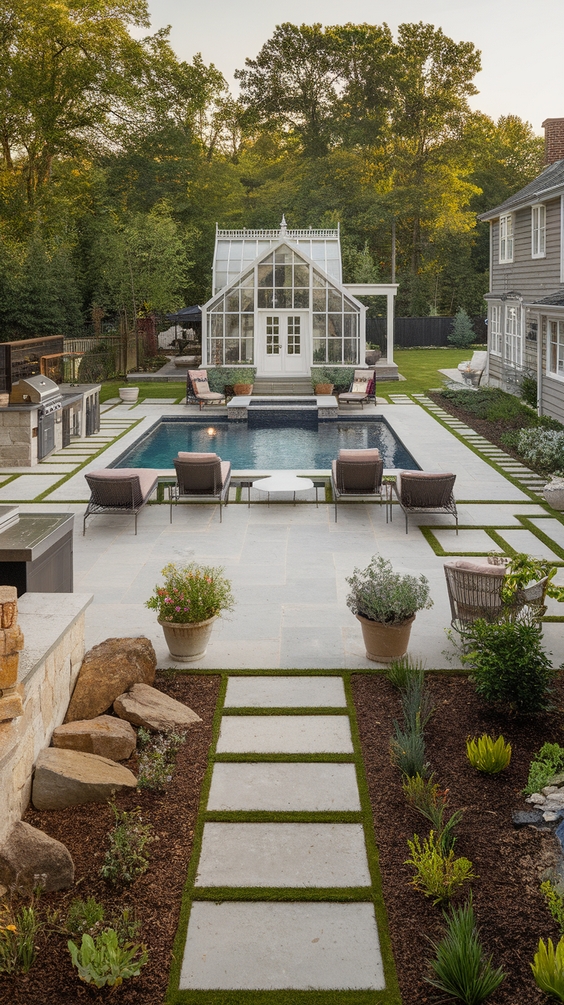 Family Backyard Layout Ideas with Play Areas, Pools, and Cozy Corners for All Ages