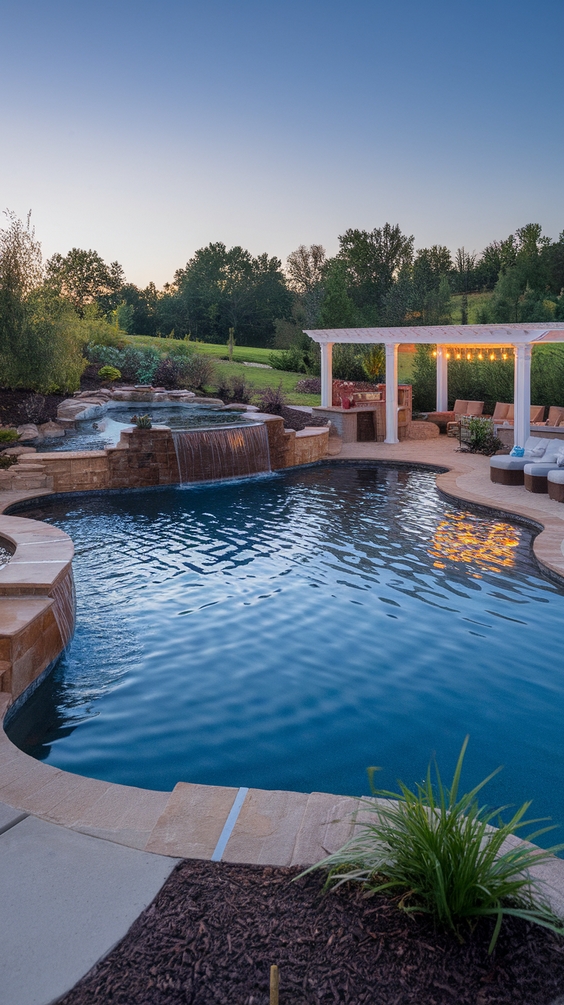 Simple Backyard Ideas with Pool for Relaxed Outdoor Living and Easy Maintenance