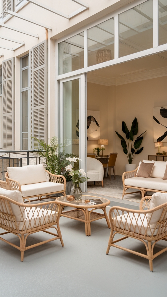 Indoor Outdoor Living Room Ideas with Sliding Doors, Rugs, and Modern Glass Wall Designs