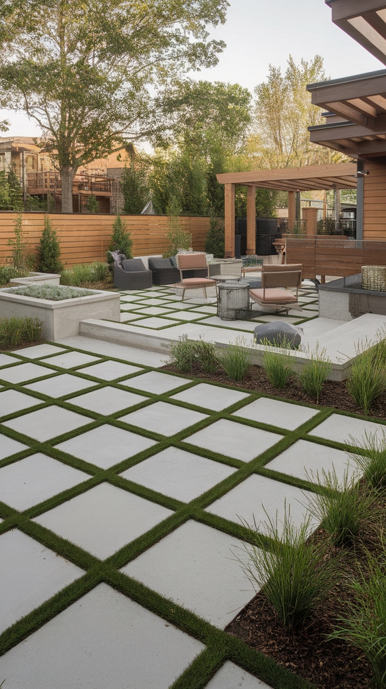 Modern Backyard Landscaping Ideas with Pool, Pavers, and Low Maintenance AZ-Friendly Designs