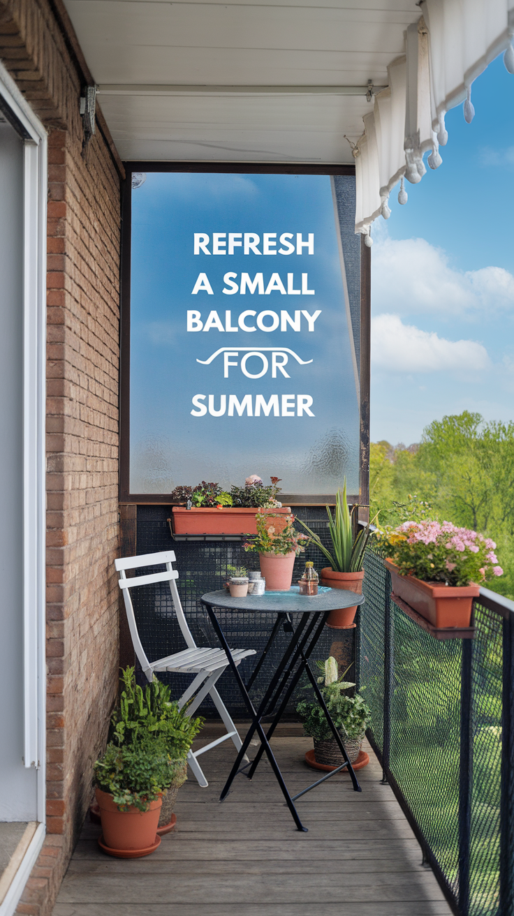 How to Refresh a Small Balcony for Summer 2025: Space-Saving Ideas That Work