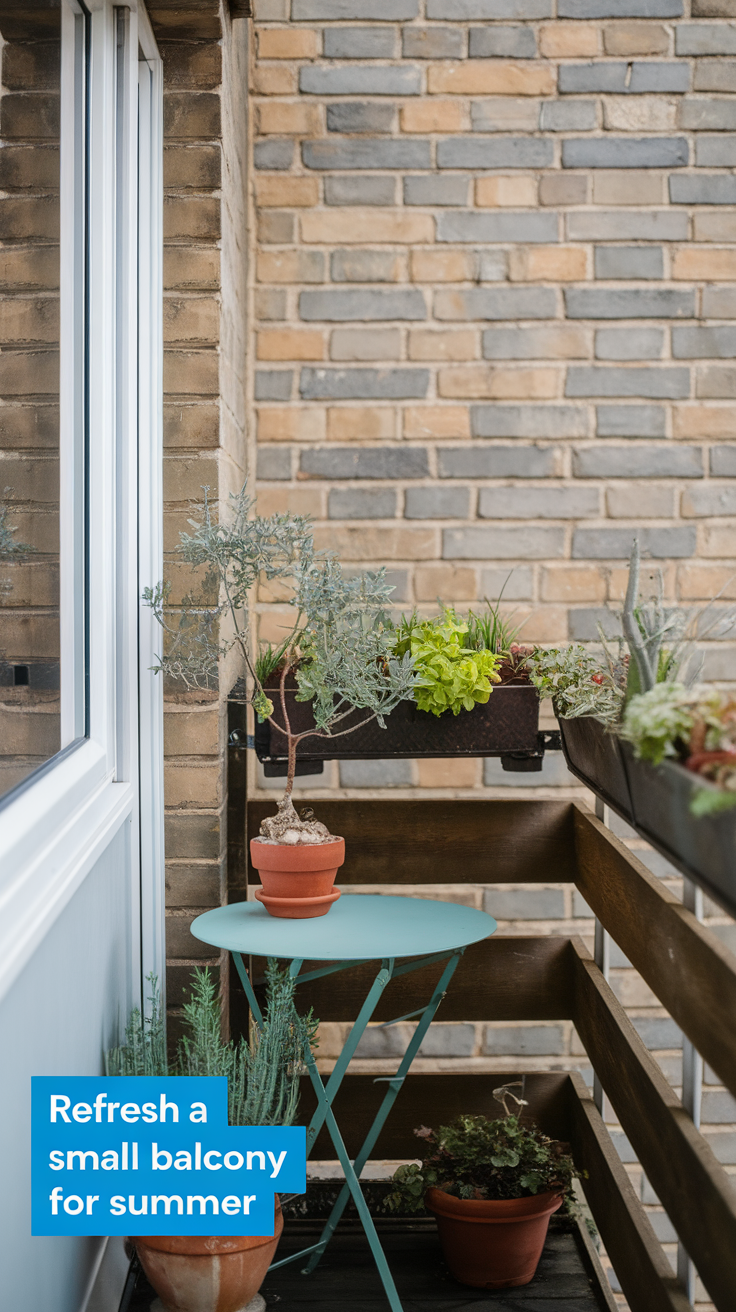 How to Refresh a Small Balcony for Summer 2025: Space-Saving Ideas That Work