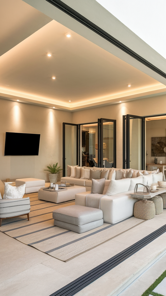 Outdoor Living Rooms Ideas for Every Budget: From Covered Patios to Pools and Rustic Fireplaces