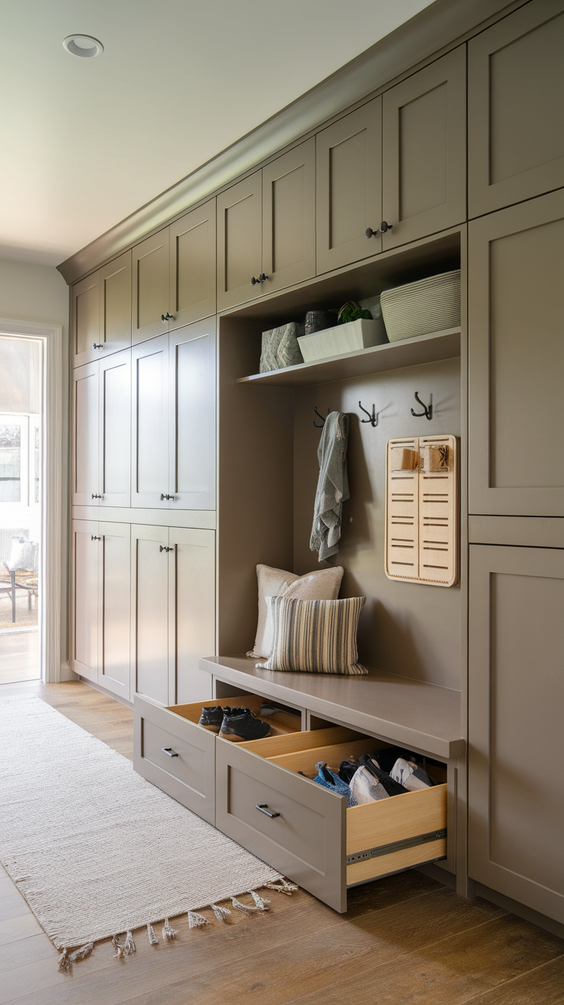Modern Mudroom Ideas for Entryway Organization with Stylish, Functional and Budget-Friendly Designs