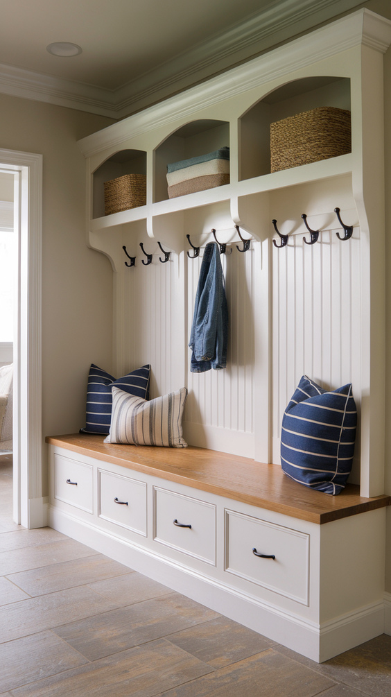 Stylish Mudroom Entryway Ideas: Benches, Storage, Decor & Flooring That Impress
