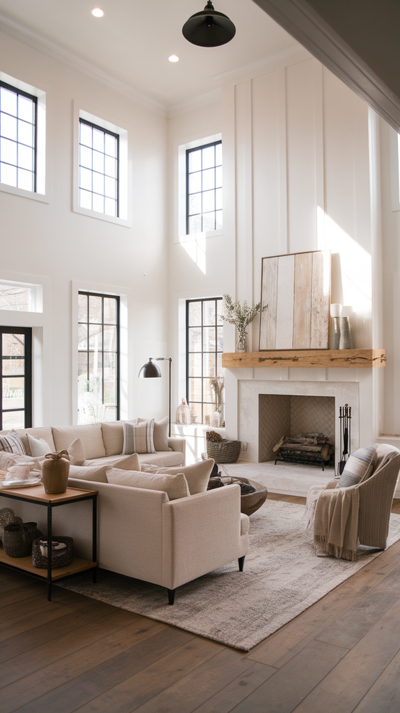Farmhouses Living Room Ideas with Rustic and Modern Charm for Every Style and Space