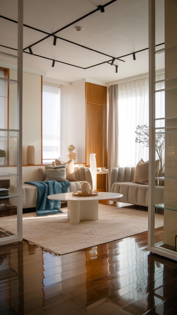 Small Living Room Design Ideas with Modern Luxury, Japandi, and Minimalist Touches