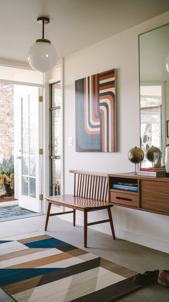 Modern Entryway Design Ideas for Stylish Apartments with Functional Furniture and Decor