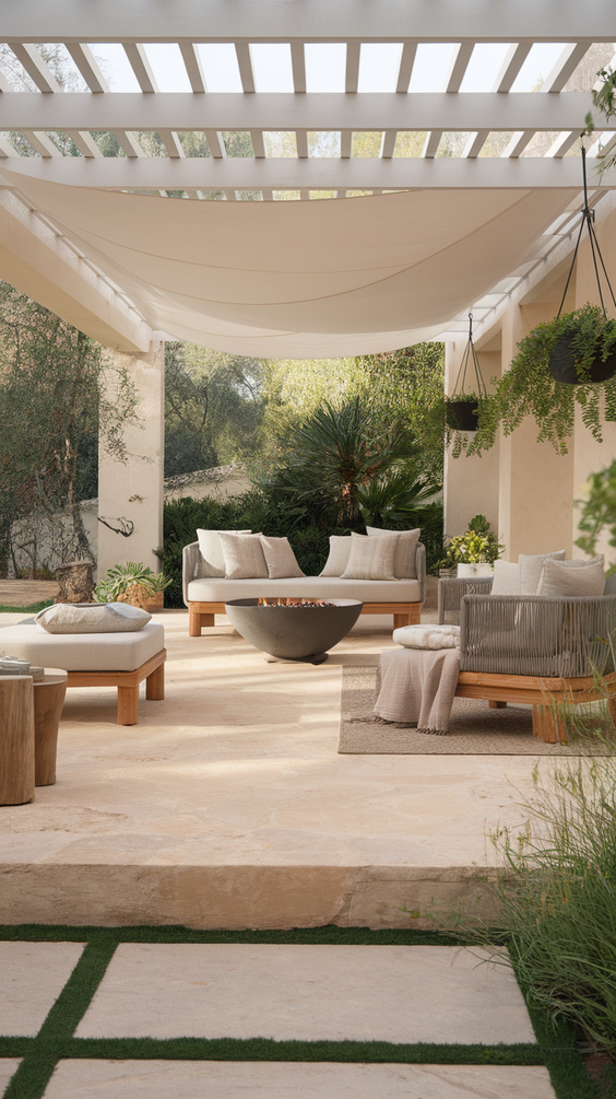 Outdoor Living Rooms Ideas for Every Budget: From Covered Patios to Pools and Rustic Fireplaces