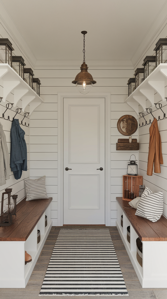 Stylish Mudroom Entryway Ideas: Benches, Storage, Decor & Flooring That Impress
