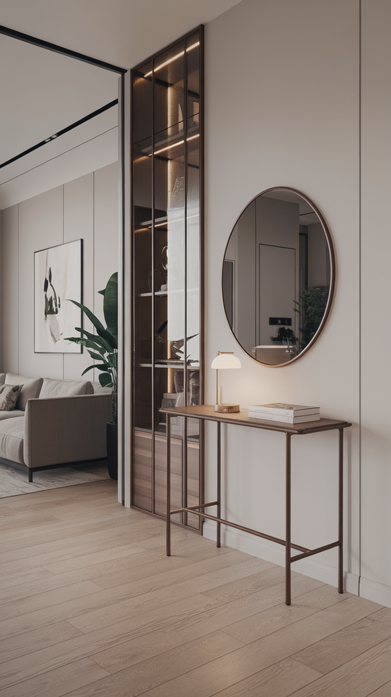 Modern Entryway Design Ideas for Stylish Apartments with Functional Furniture and Decor