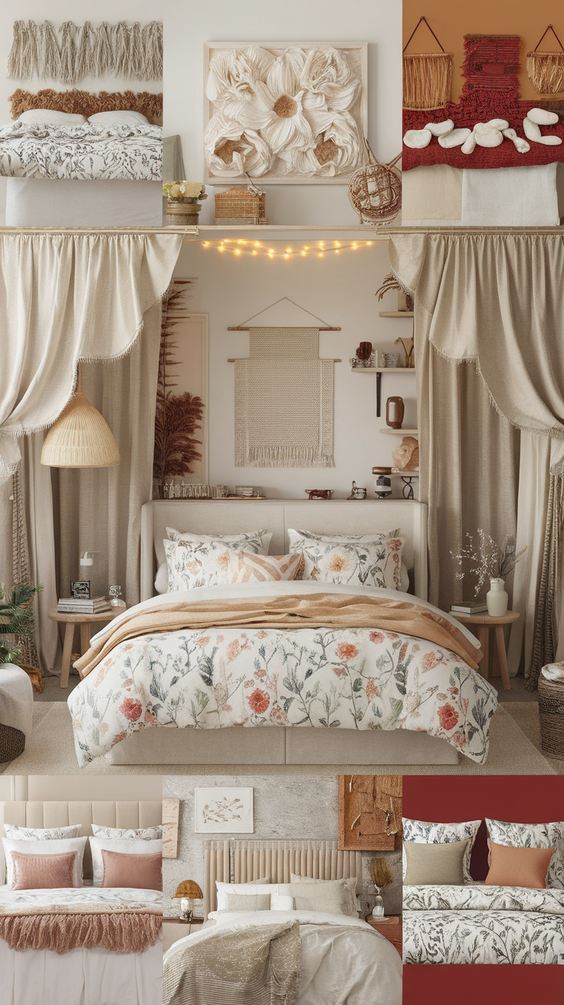 Modern Bedroom Decor Ideas with Neutral, Bohemian, and Cozy Styles for Every Occasion