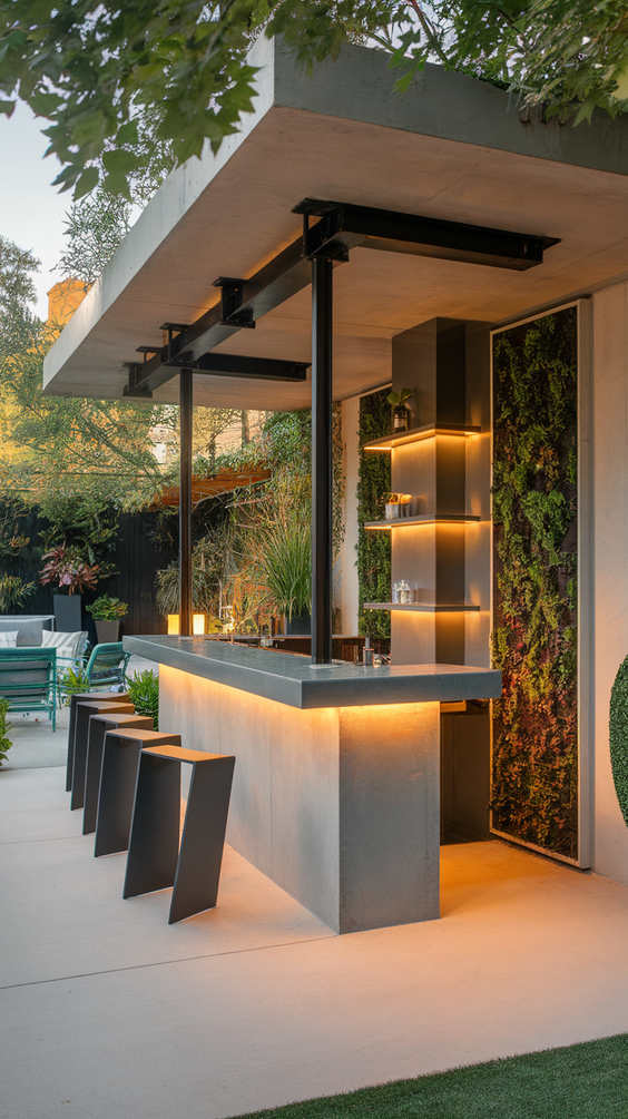 DIY Outdoor Bar Ideas for Backyards on a Budget Using Pallet, Wood, and Built-In BBQ Features