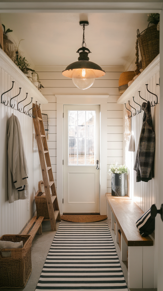 Stylish Mudroom Entryway Ideas: Benches, Storage, Decor & Flooring That Impress
