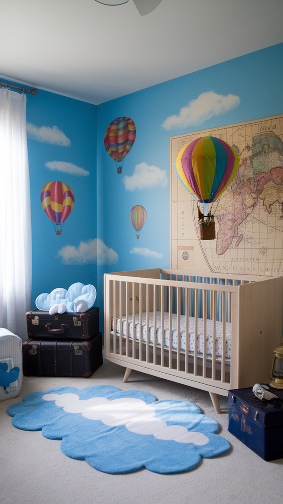 Themed Nursery Ideas for Every Style: Cloud, Sky, Dinosaur, Puppy, and More