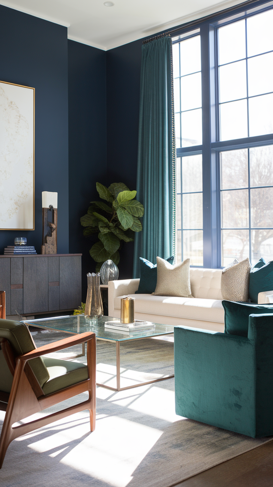 Living Room Color Schemes for Modern Homes: Grey, Blue, Sage Green, Beige, and Olive Green