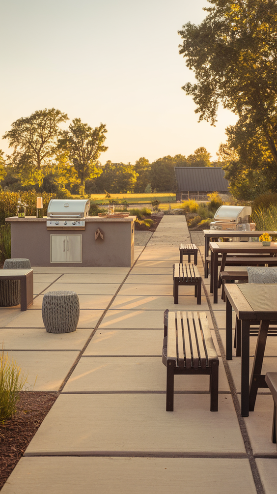 Outdoor BBQ Area in Garden Ideas: Stylish Designs for Comfort, Seating, and Dining