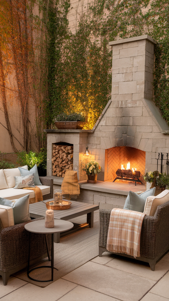 Outdoor Living Rooms Ideas for Every Budget: From Covered Patios to Pools and Rustic Fireplaces