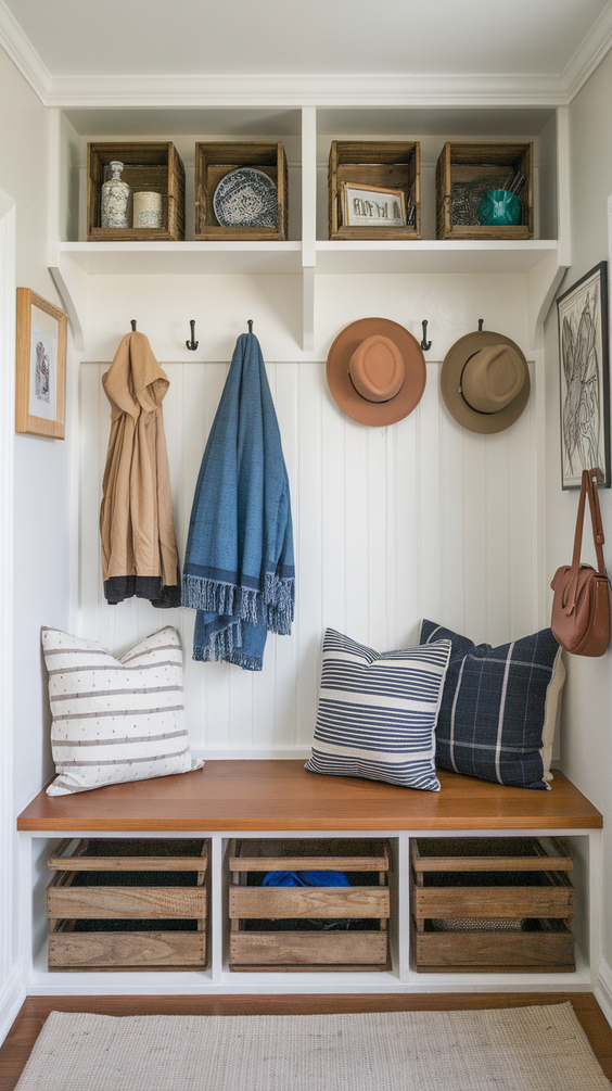 Modern Mudroom Ideas for Entryway Organization with Stylish, Functional and Budget-Friendly Designs