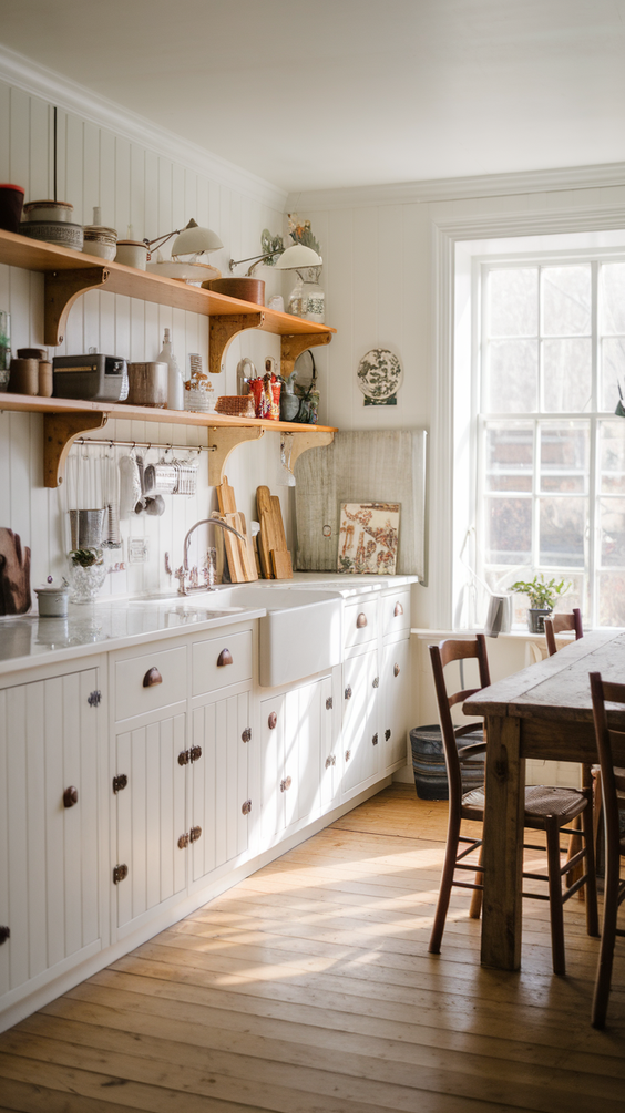 Cottage Core Kitchen Ideas for a Whimsical, Cozy, and Vintage-Inspired Cooking and Dining Space