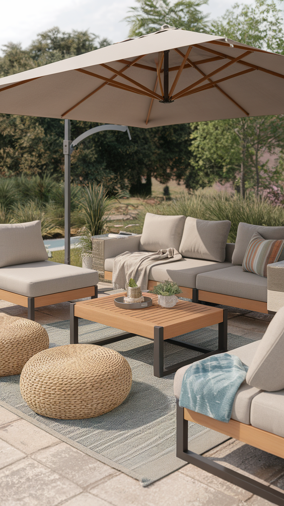 Outdoor Living Rooms Ideas for Every Budget: From Covered Patios to Pools and Rustic Fireplaces