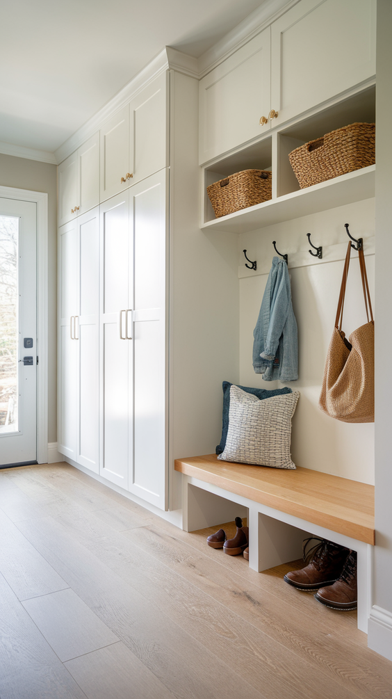 Stylish Mudroom Entryway Ideas: Benches, Storage, Decor & Flooring That Impress