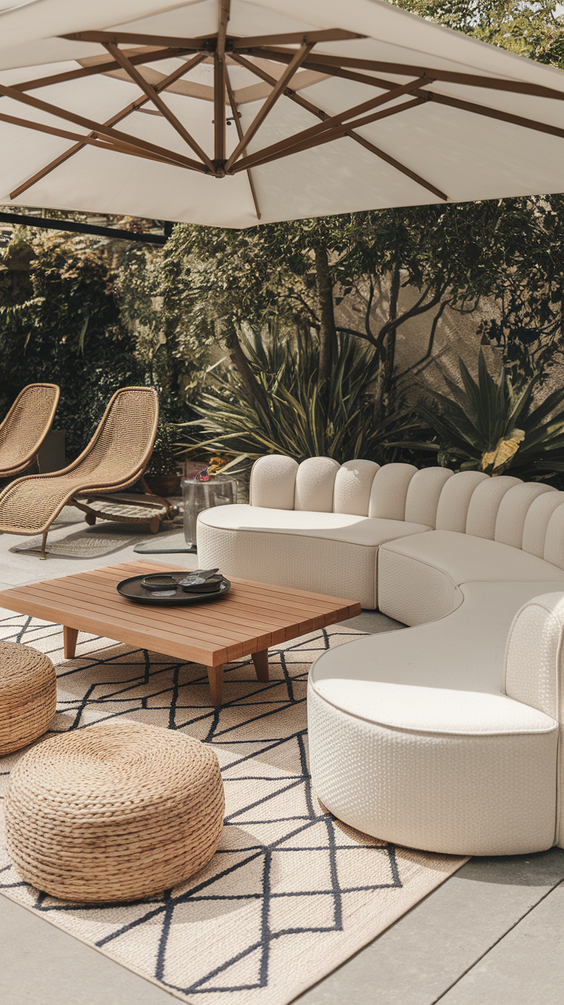 Outdoor Living Rooms Ideas for Every Budget: From Covered Patios to Pools and Rustic Fireplaces