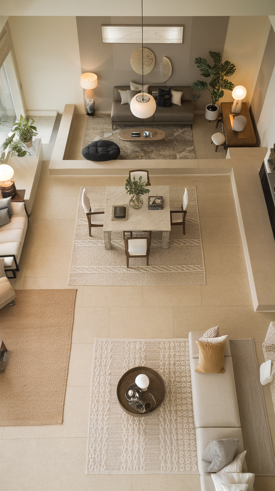 Interior Design Tips for Stylish Rectangle Living Room Layouts with Fireplace and TV