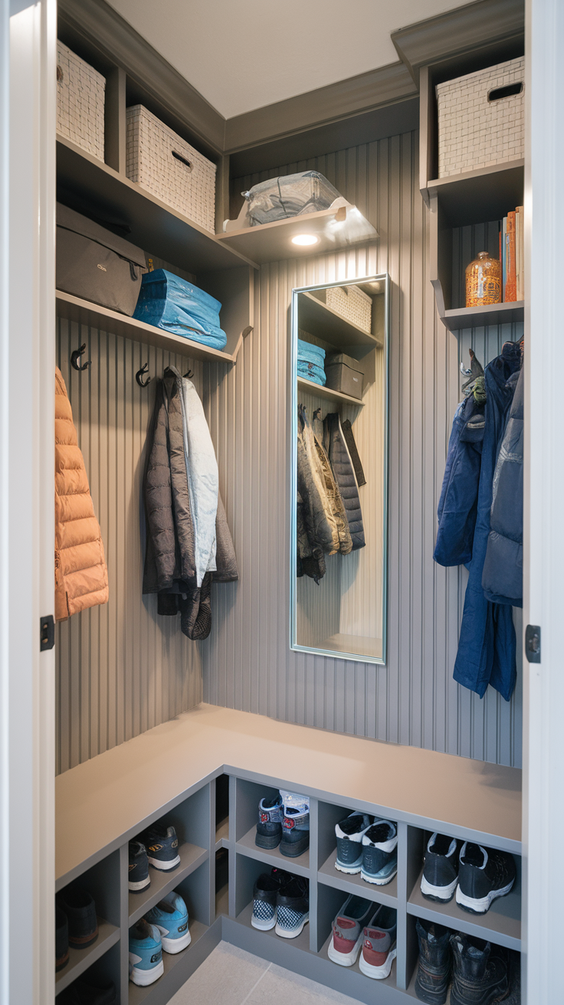 Modern Mudroom Ideas for Entryway Organization with Stylish, Functional and Budget-Friendly Designs