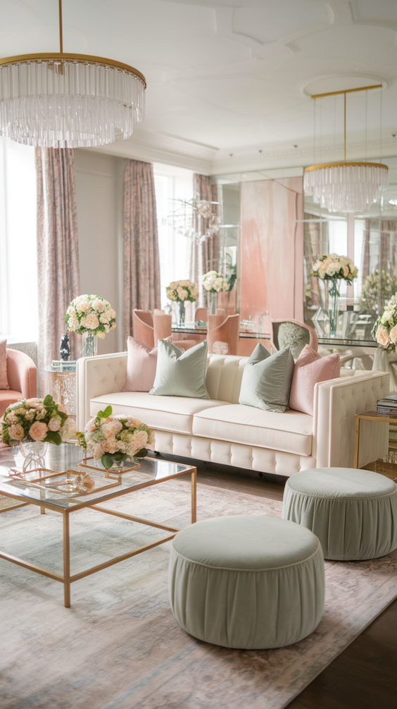 Living Room Color Schemes for Modern Homes: Grey, Blue, Sage Green, Beige, and Olive Green