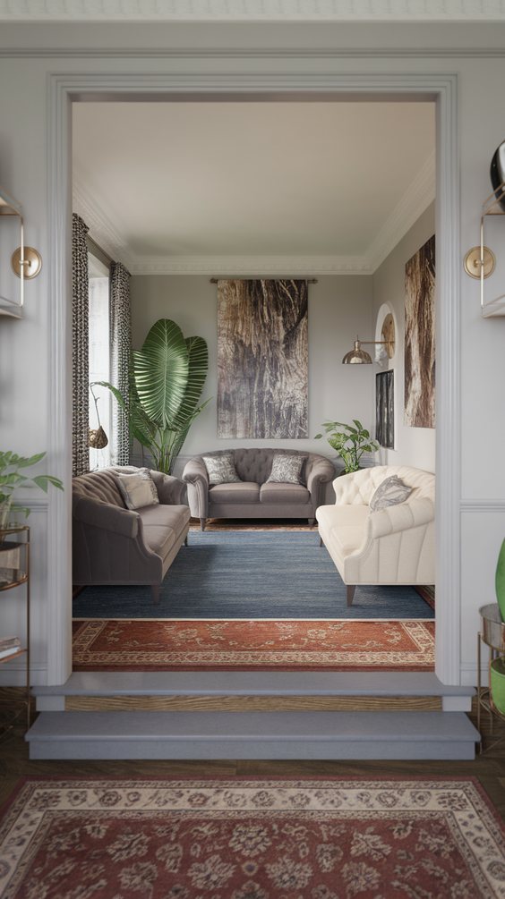 Living Room Color Schemes for Modern Homes: Grey, Blue, Sage Green, Beige, and Olive Green