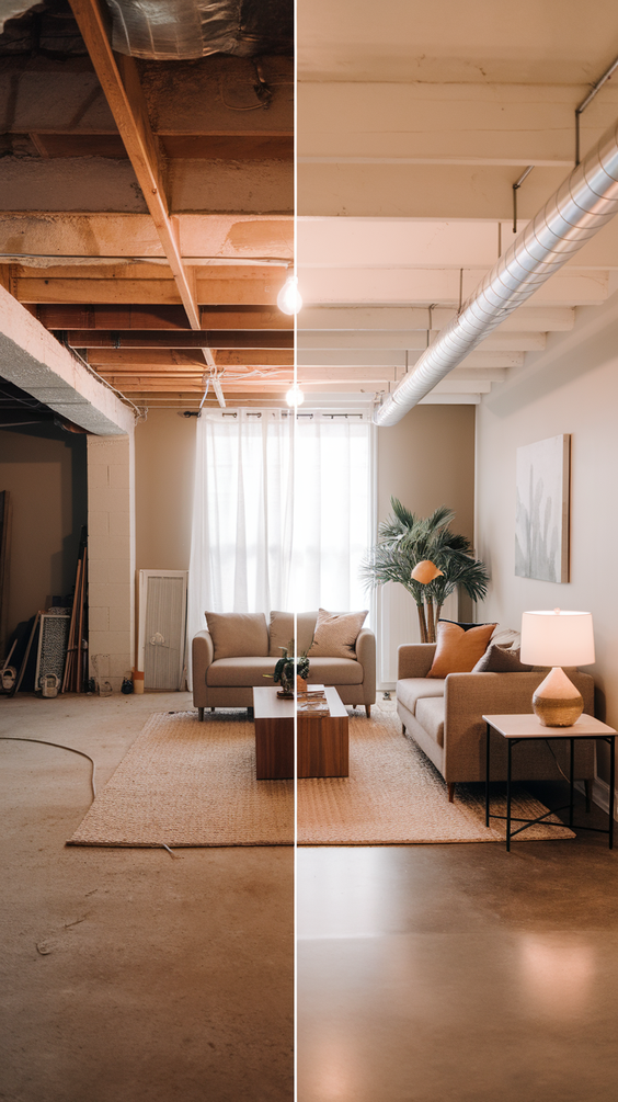 Affordable Basement Remodel Ideas for Small Spaces, Dark Corners, and Split-Level Layouts