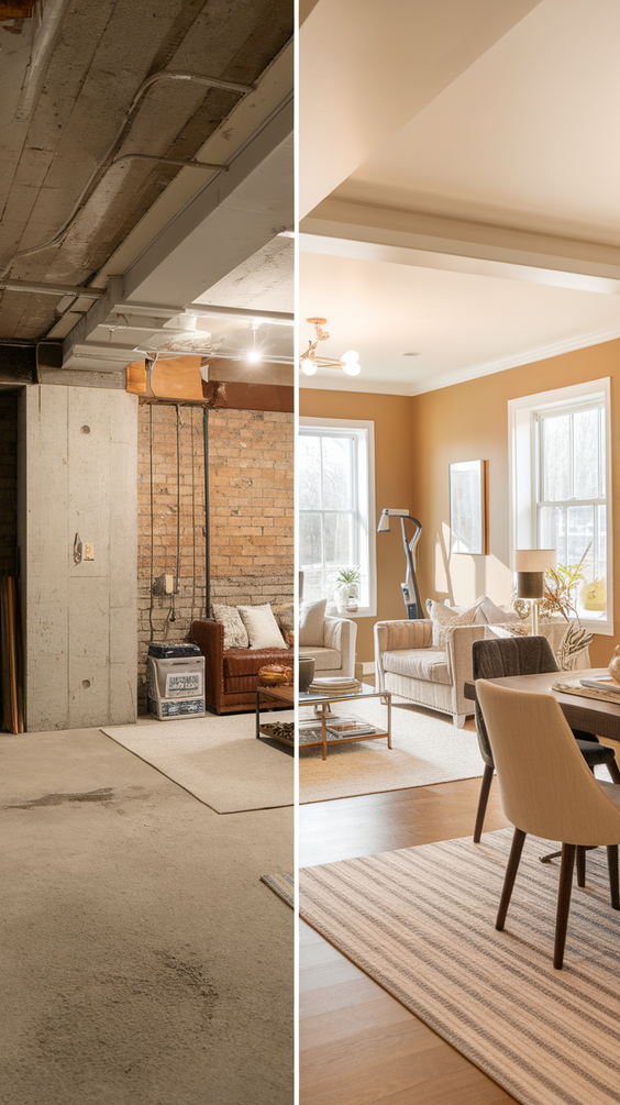 Affordable Basement Remodel Ideas for Small Spaces, Dark Corners, and Split-Level Layouts