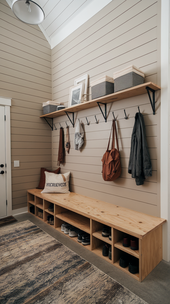 Stylish Mudroom Entryway Ideas: Benches, Storage, Decor & Flooring That Impress