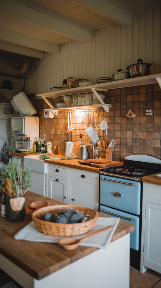 Cottage Core Kitchen Ideas for a Whimsical, Cozy, and Vintage-Inspired Cooking and Dining Space