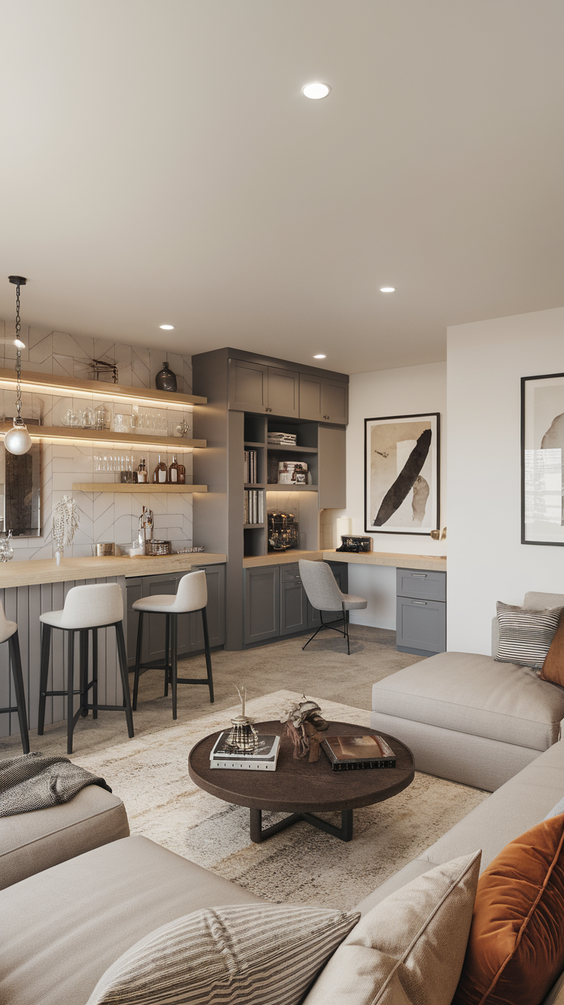 Affordable Basement Remodel Ideas for Small Spaces, Dark Corners, and Split-Level Layouts