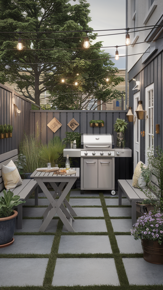 Outdoor BBQ Area in Garden Ideas: Stylish Designs for Comfort, Seating, and Dining