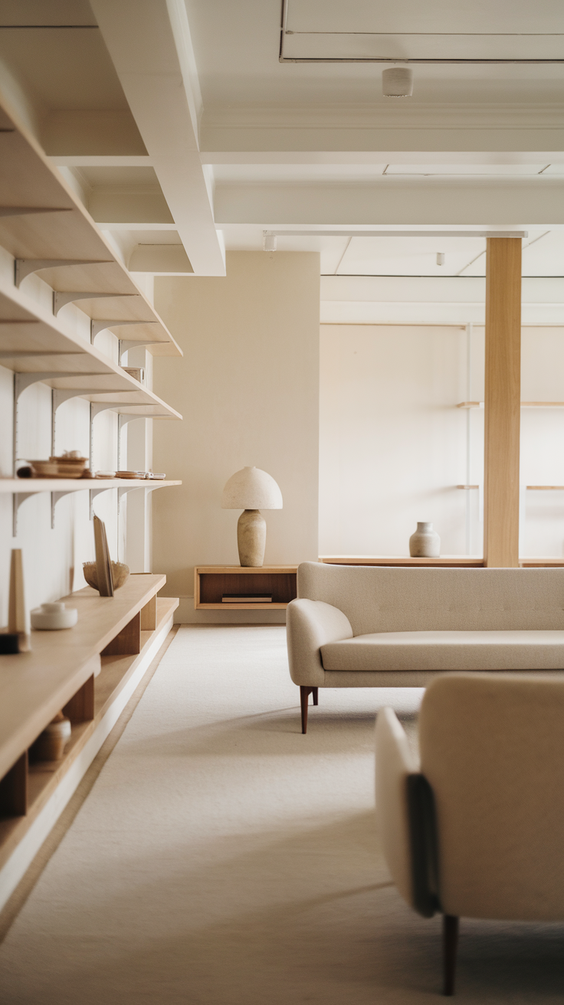 Mid Century Moderns Living Room Ideas with Cozy, Boho, and Scandinavian Interior Design Touches