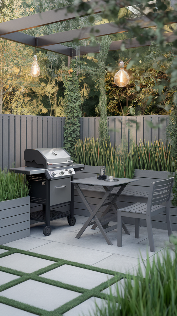 Outdoor BBQ Area in Garden Ideas: Stylish Designs for Comfort, Seating, and Dining