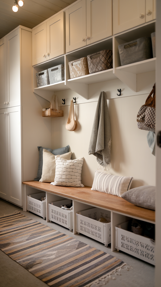 Modern Mudroom Ideas for Entryway Organization with Stylish, Functional and Budget-Friendly Designs