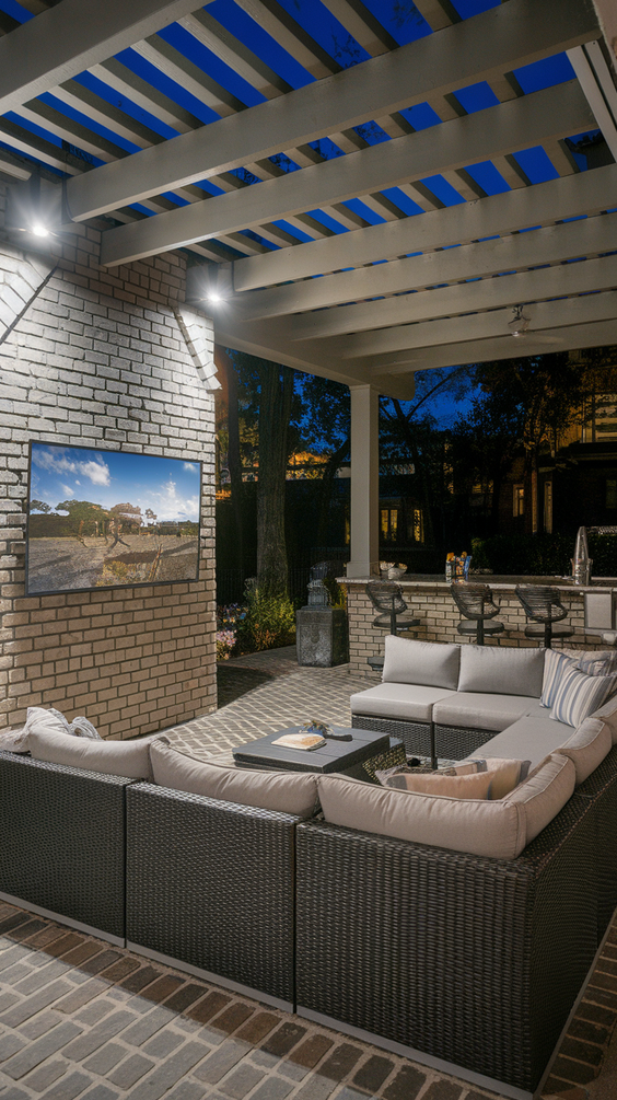 Outdoor Living Rooms Ideas for Every Budget: From Covered Patios to Pools and Rustic Fireplaces