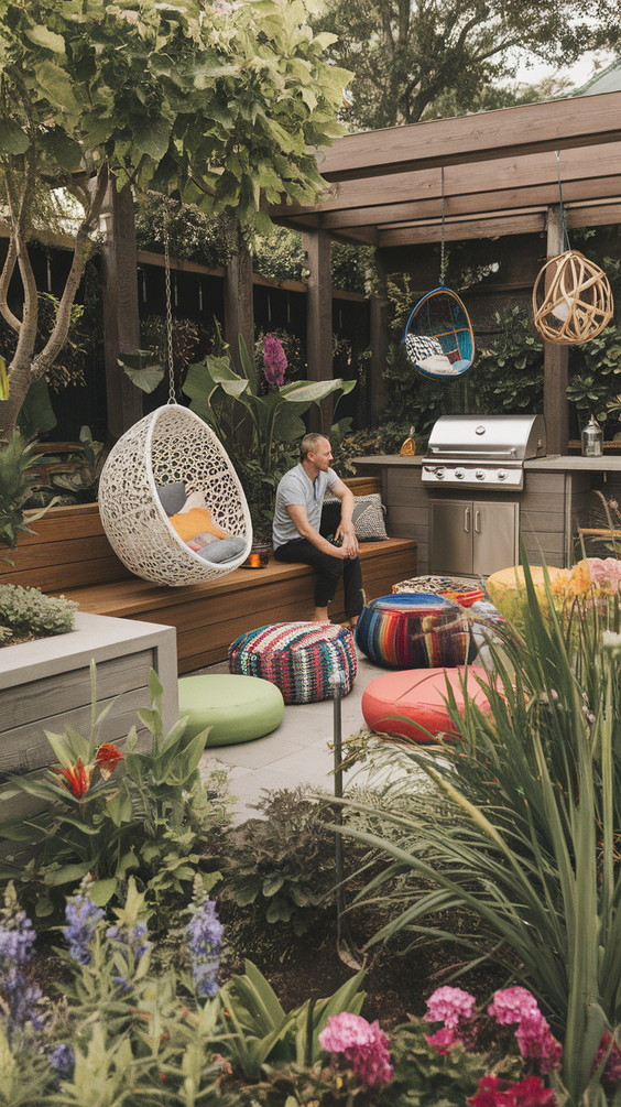 Outdoor BBQ Area in Garden Ideas: Stylish Designs for Comfort, Seating, and Dining