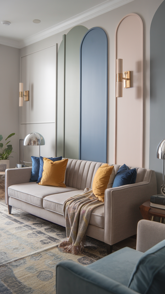 Living Room Color Schemes for Modern Homes: Grey, Blue, Sage Green, Beige, and Olive Green